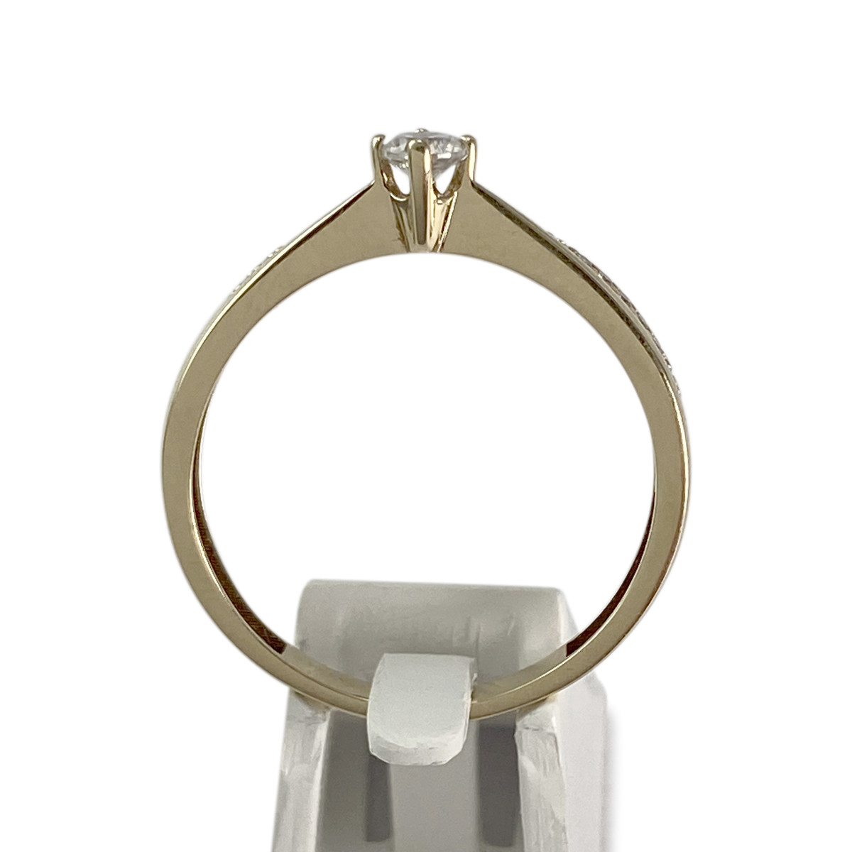 Bague d'occasion or 375 jaunezirconias - vue 3