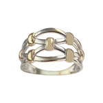 Tweedehands ring van 375 goud - afbeelding 1