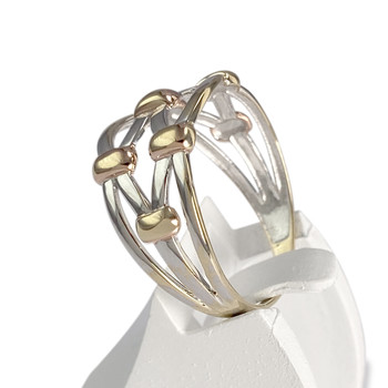 Tweedehands ring 2 goud 375