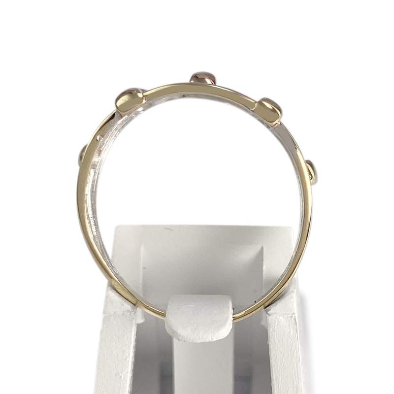Pre-owned 2-tone 375 gold ring - view 3