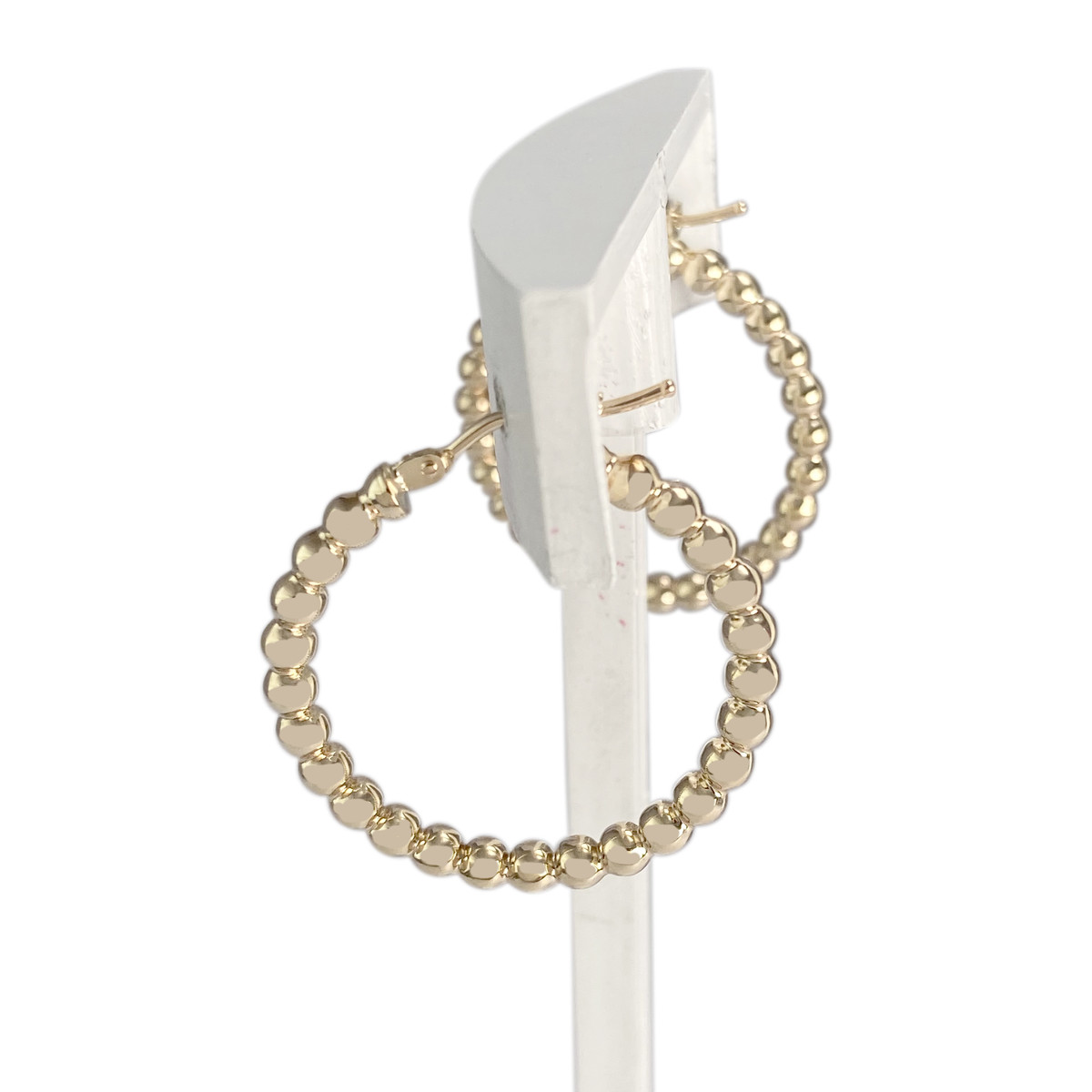 Créoles d'occasion or 375 jaune 27 mm - vue 2