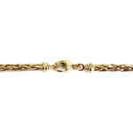 Collier d'occasion or 750 jaune maille palmier - vue 3