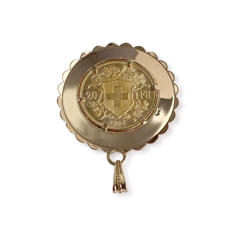 Pendentif d'occasion or 750 jaune - vue 1