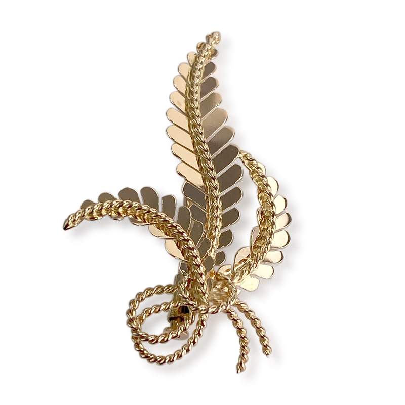 Tweedehands broche van 750 geelgoud - afbeelding 1