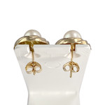 Boucles d'oreilles d'occasion or 750 jaune perle de culture - vue 3