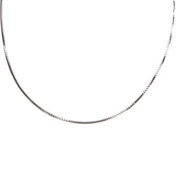 Tweedehands ketting van 750 witgoud met Venetiaanse schakels, 40 cm