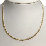 Chaîne d'occasion or 750 jaune maille fantaisie - vue 2