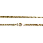 Chaîne d'occasion or 750 jaune maille fantaisie - vue 3