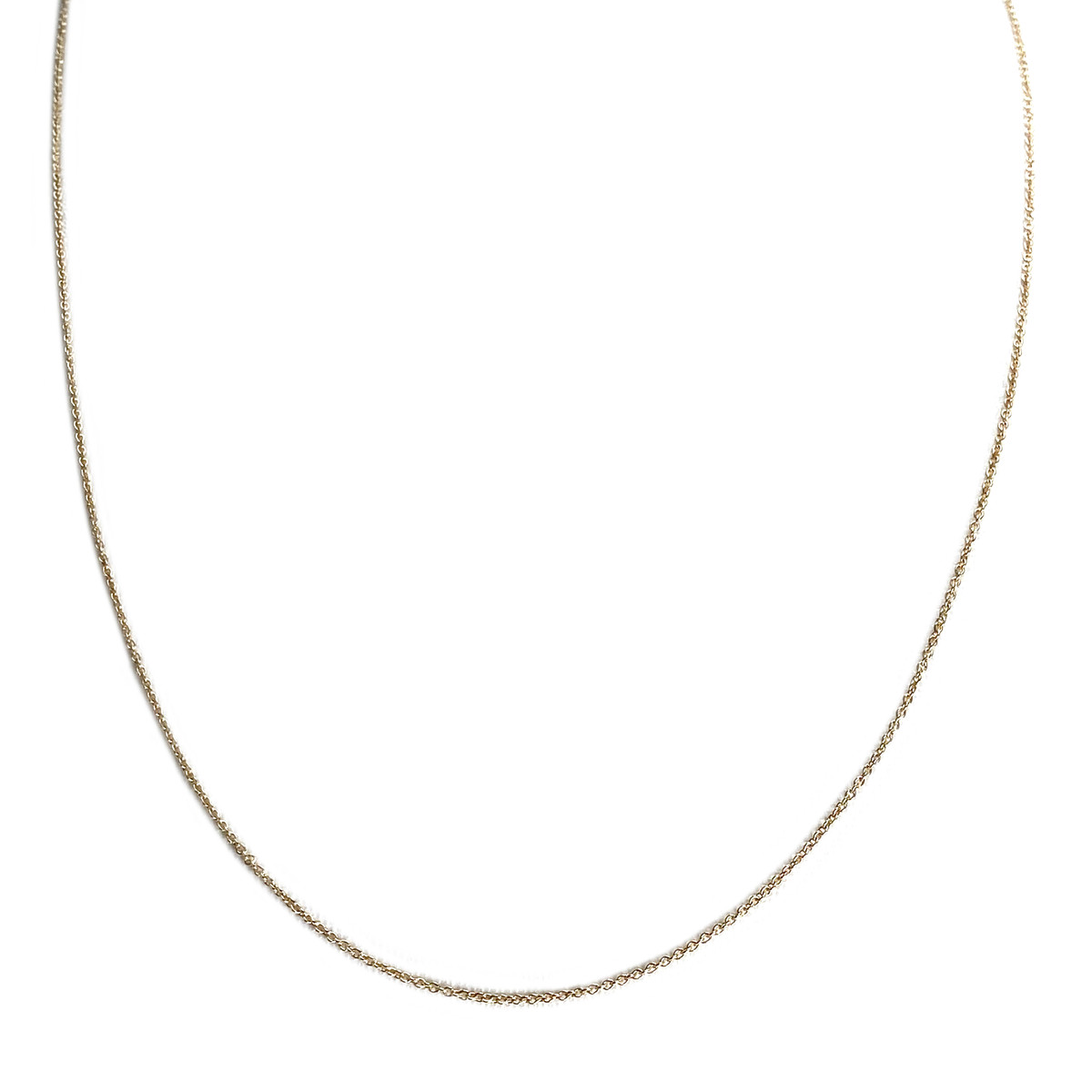 Chaîne d'occasion or 375 jaune maille forcat 45,5 cm