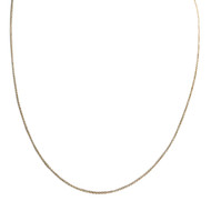 Chaîne d'occasion or 375 jaune maille forcat 45,5 cm