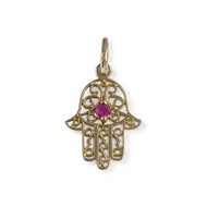 Pendentif d'occasion or 750 jaune rubis