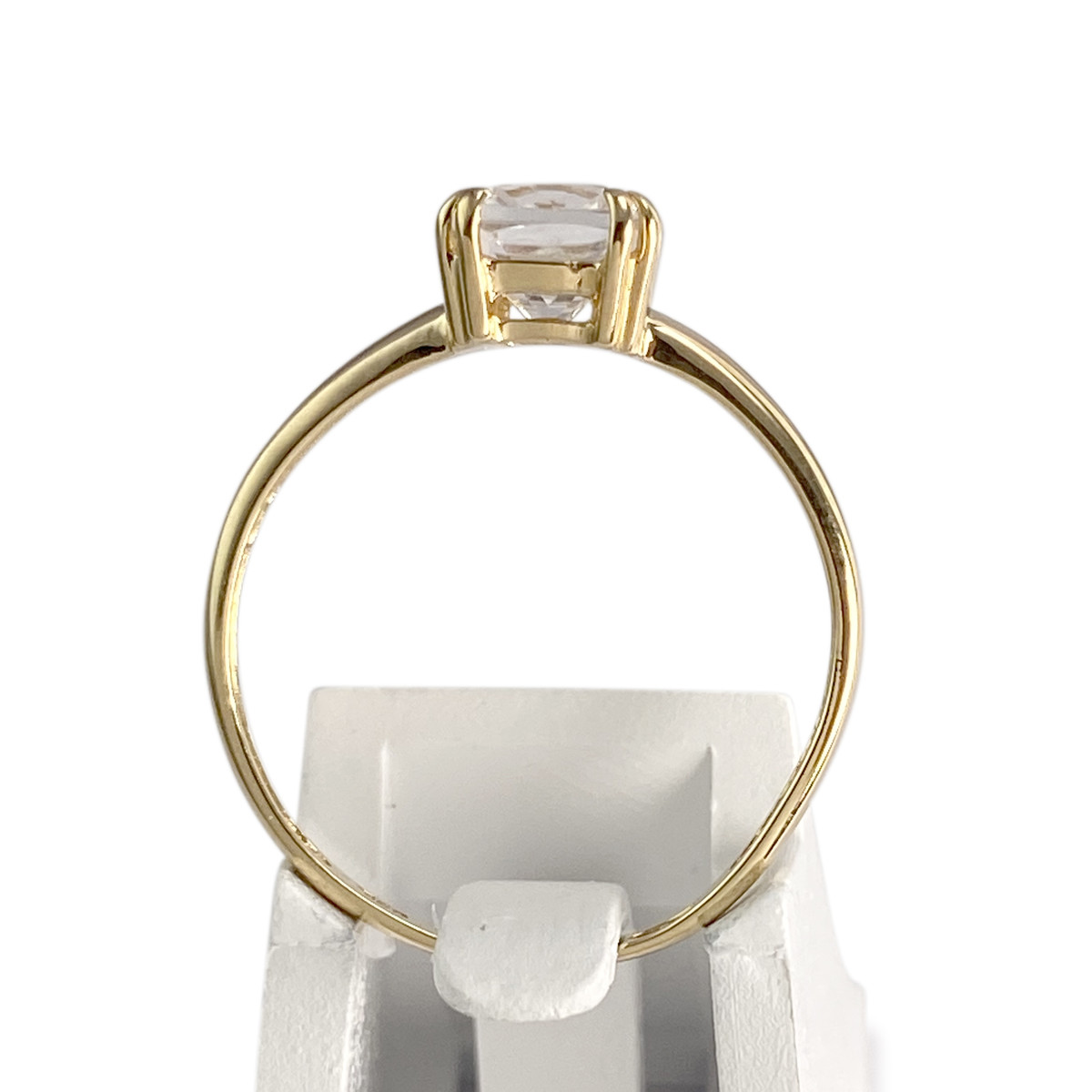 Bague d'occasion or 750 jaune zirconia - vue 3
