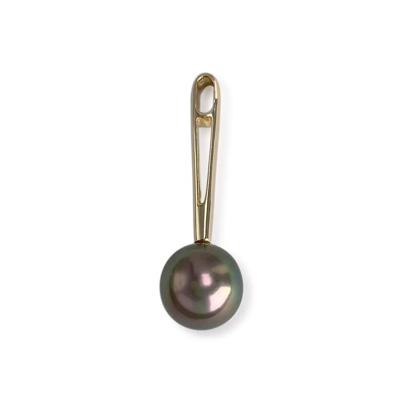 Pendentif d'occasion or 750 jaune perlede tahiti - vue 2