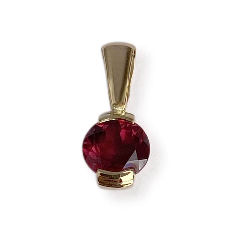 Pendentif d'occasion or 750 jaune grenat - vue 1