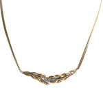 Collier d'occasion  or  2 tons 750 diamant - vue 1