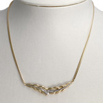 Collier d'occasion  or  2 tons 750 diamant - vue 2