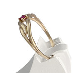 Bague d'occasion or 375 jaune rubis - vue 2