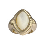 Bague d'occasion or 750 jaune nacre - vue 1