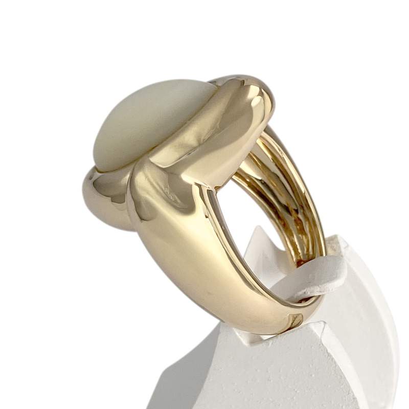 Bague d'occasion or 750 jaune nacre - vue 2
