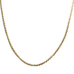 Chaîne d'occasion or 750 jaune maille corde 46 cm - vue 1