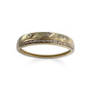 Second hand gold ring 375 2 tone diamonds - vue V1