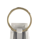 Bague d'occasion or 375 2 tons diamants - vue 3