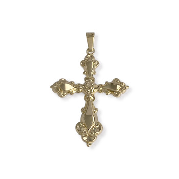 Croix d'occasion or 750 jaune