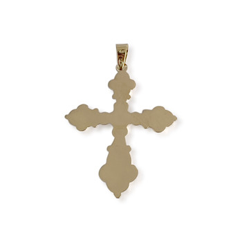 Croix d'occasion or 750 jaune