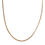 Chaîne d'occasion or 750 jaune maille gourmette 51,5 cm - vue 1
