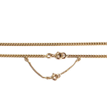Tweedehands gouden ketting 750 gele maliënkolder 51,5 cm