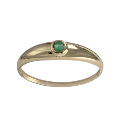 Bague d'occasion or 750 jaune émeraude