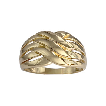 Tweedehands 750 geelgouden ring
