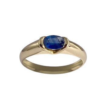Bague d'occasion or 750 jaune saphir