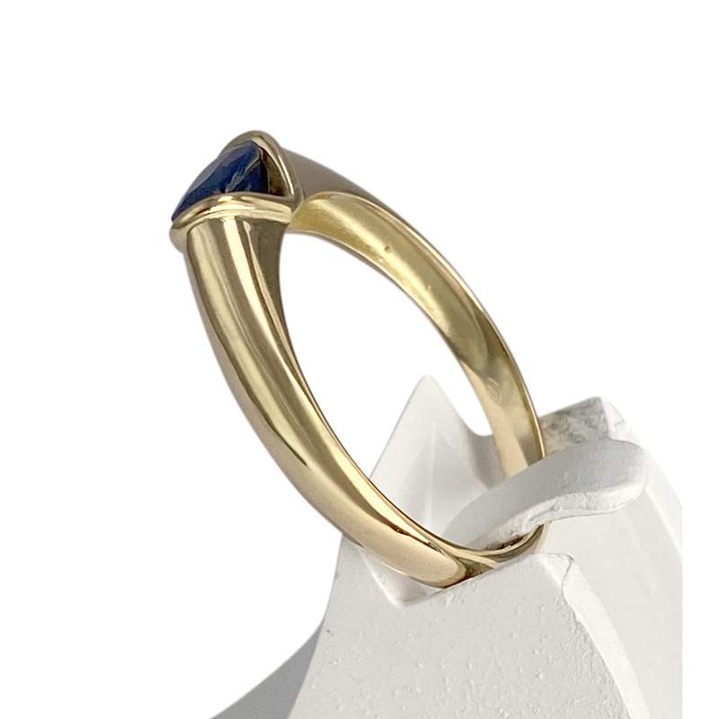 Bague d'occasion or 750 jaune saphir - vue 2