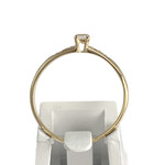 Bague d'occasion or 750 jaune diamants - vue 3