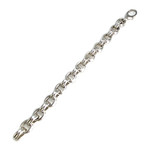Bracelet d'occasion argent gris maille fantaisie - vue 2