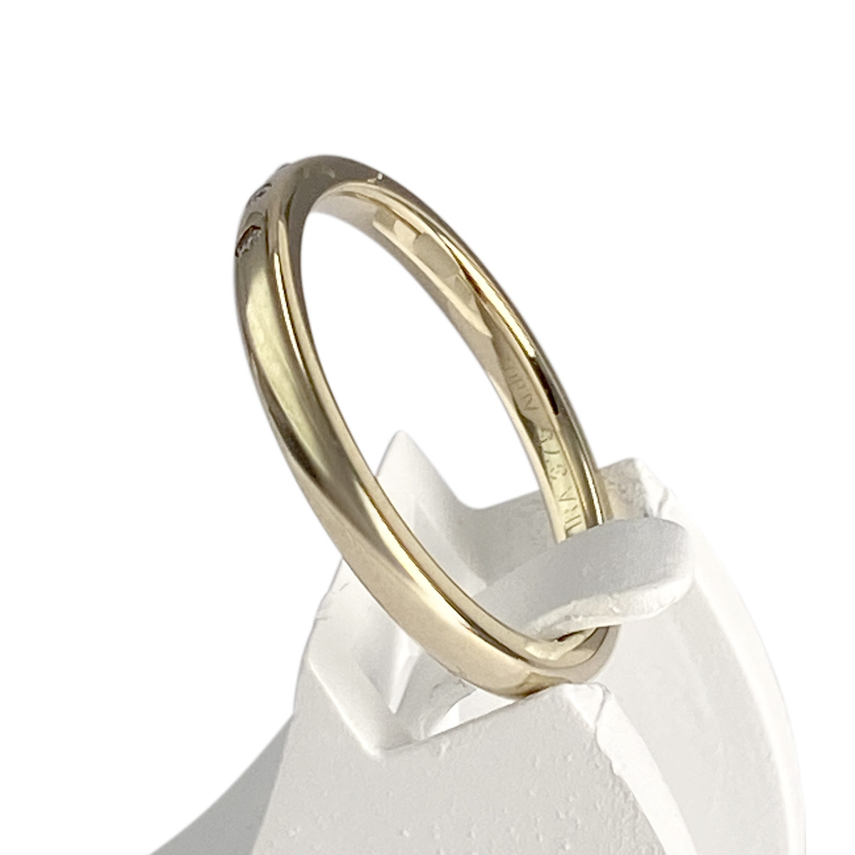 Bague GLAMIRA d'occasion or 375 jaune diamants - vue 2