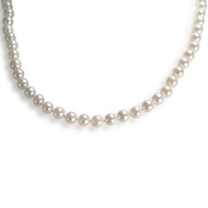 Collier d'occasion or 750 jaune perles AKOYA