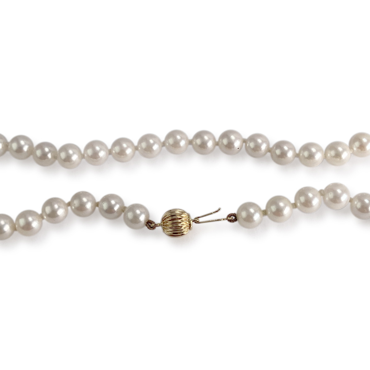 Collier d'occasion or 750 jaune perles AKOYA - vue 3