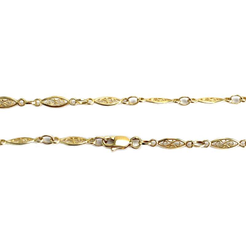 Collier d'occasion or 750 jaune 47 cm - vue 3