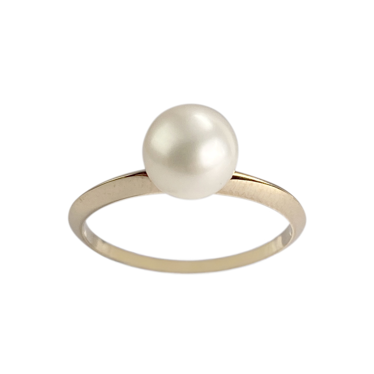 Bague d'occasion or 375 jaune perle de culture