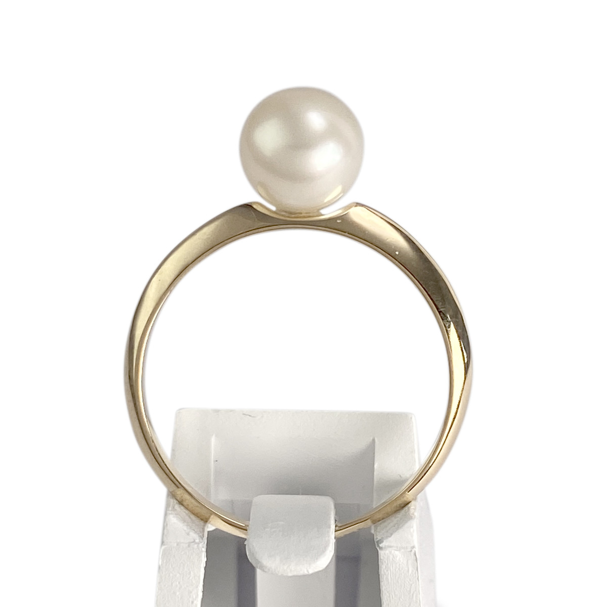 Bague d'occasion or 375 jaune perle de culture - vue 3