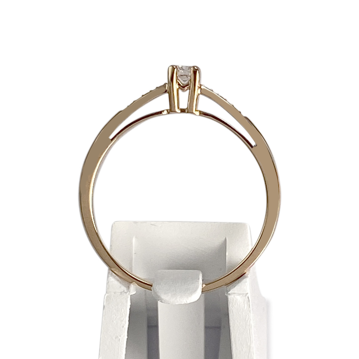 Bague MAUBOUSSIN d'occasion or 750 rose diamants - vue 3