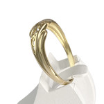 Bague d'occasion or 750 jaune filigrane - vue 2