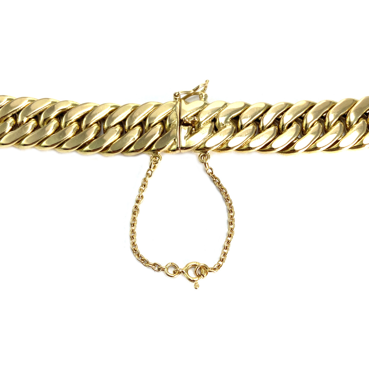 Collier d'occasion or 750 jaune maille anglaise 50 cm - vue 3