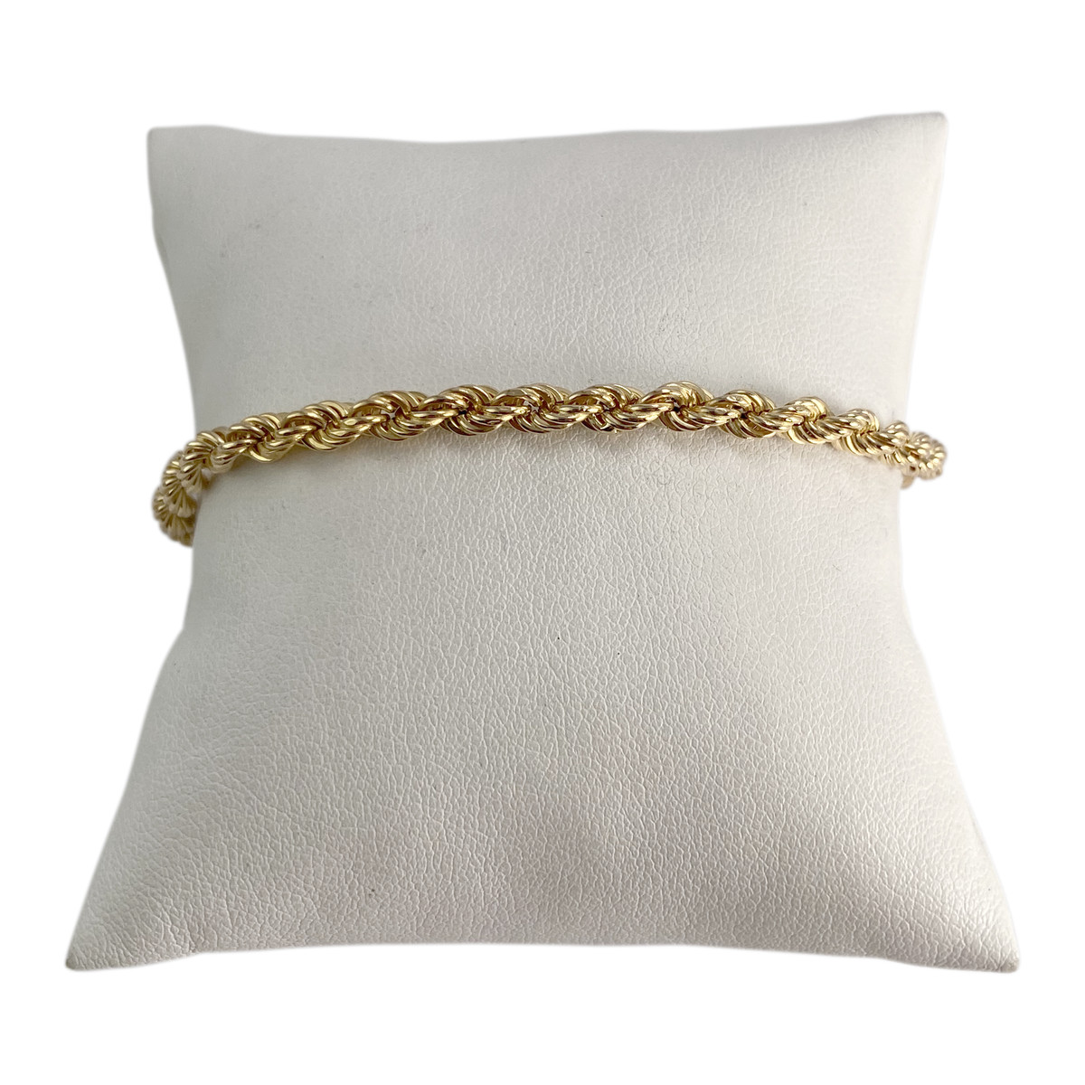 Bracelet d'occasion or 750 jaune maille corde