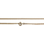 Tweedehands ketting van 750 geelgoud, armband met schakels, 57,5 cm - afbeelding 3