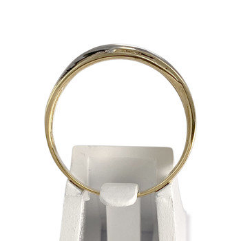 Bague d'occasion  or 750 2 tons diamants