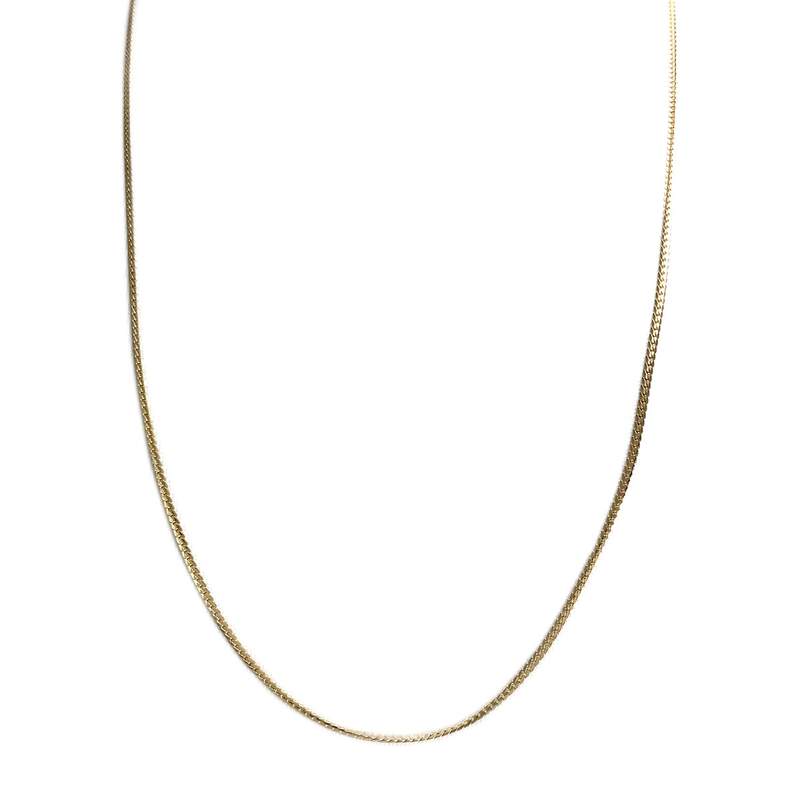 Collier d'occasion or 750 jaune maille anglaise - vue 1