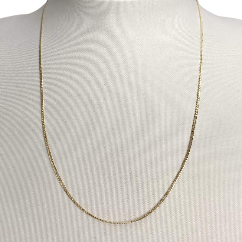 Collier d'occasion or 750 jaune maille anglaise - vue 2